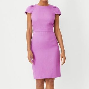 Ann Taylor Cap Sleeve Sheath Dress
